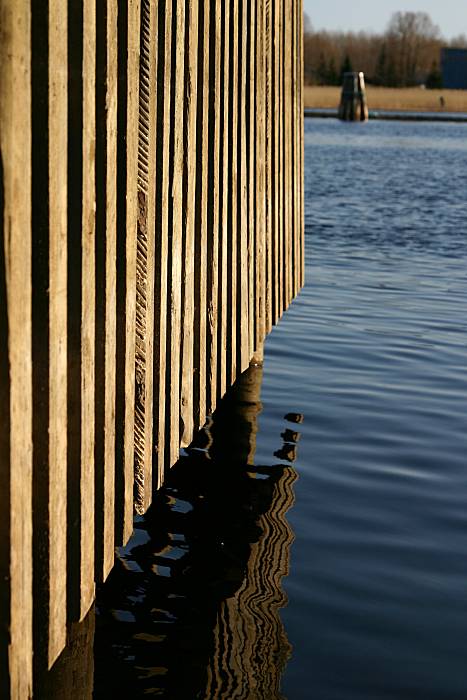 Pier structures and water